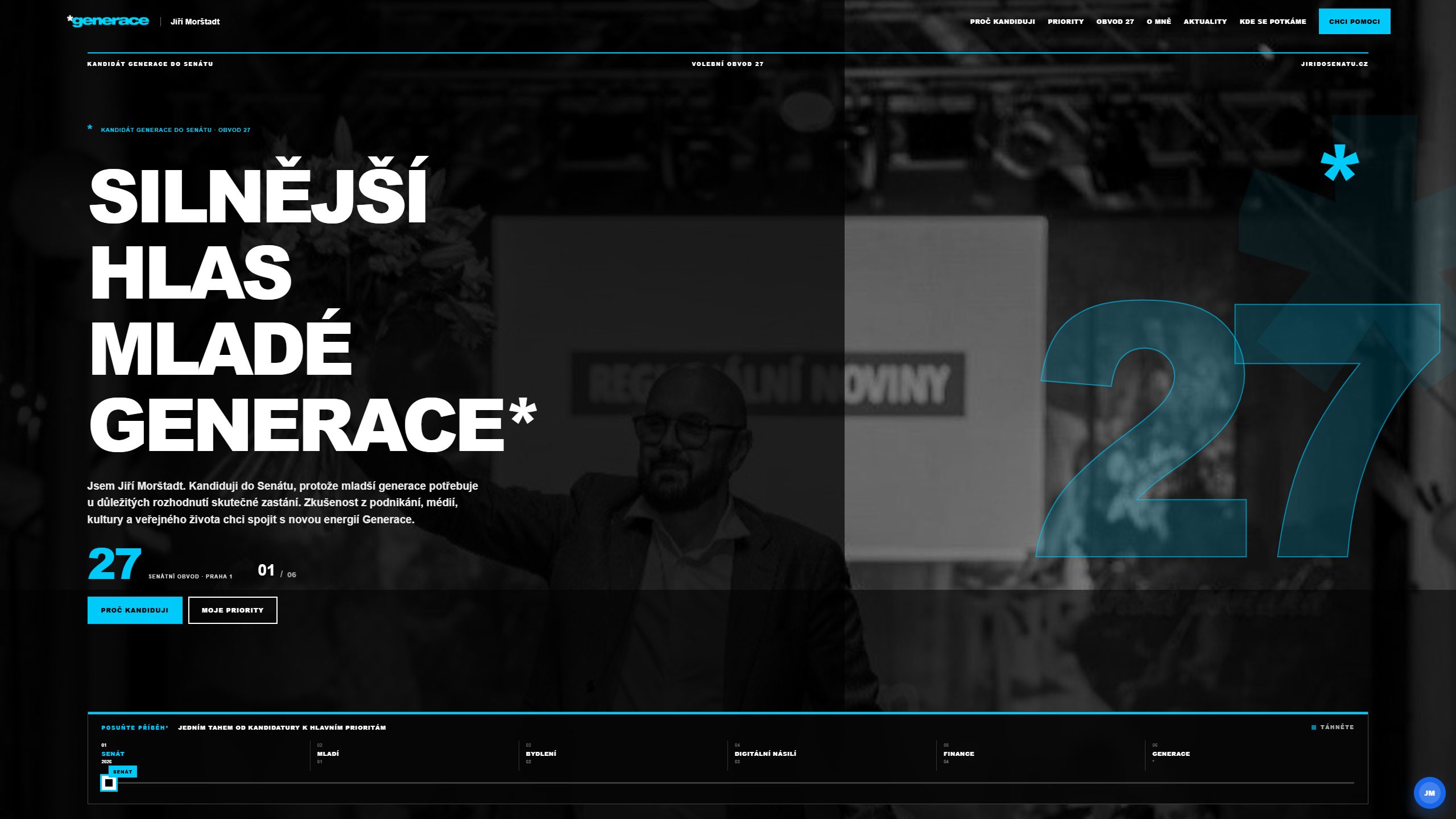 Web Jiří Morštadt – monitor