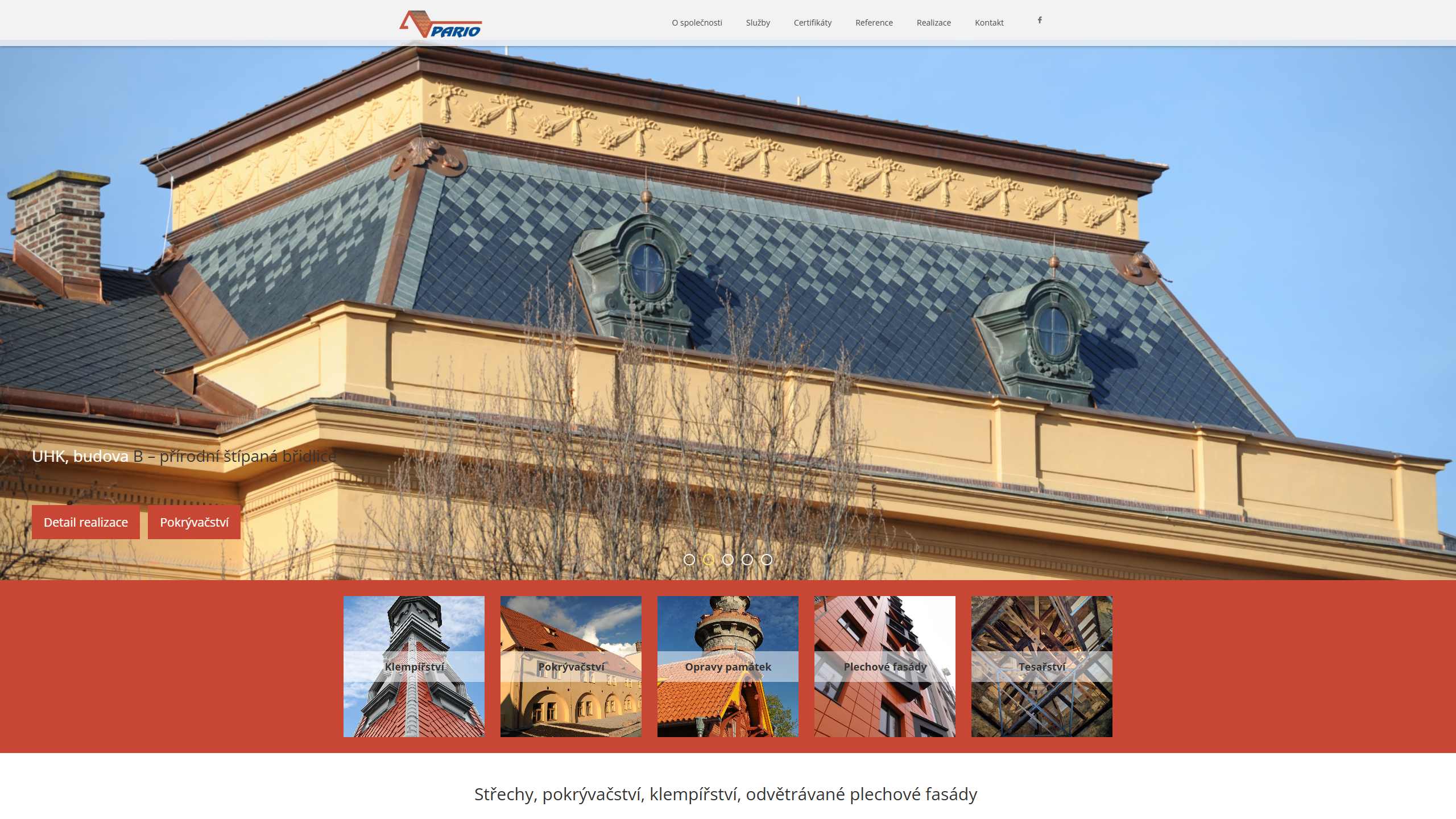 Web PARIO – monitor